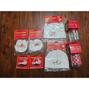 Vintage Curious George Adventures Infant Lot Hats Mittens Bottles Pacifiers 8pc